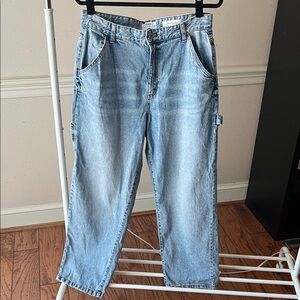 Cotton On Women's Relaxed Light Blue Jeans